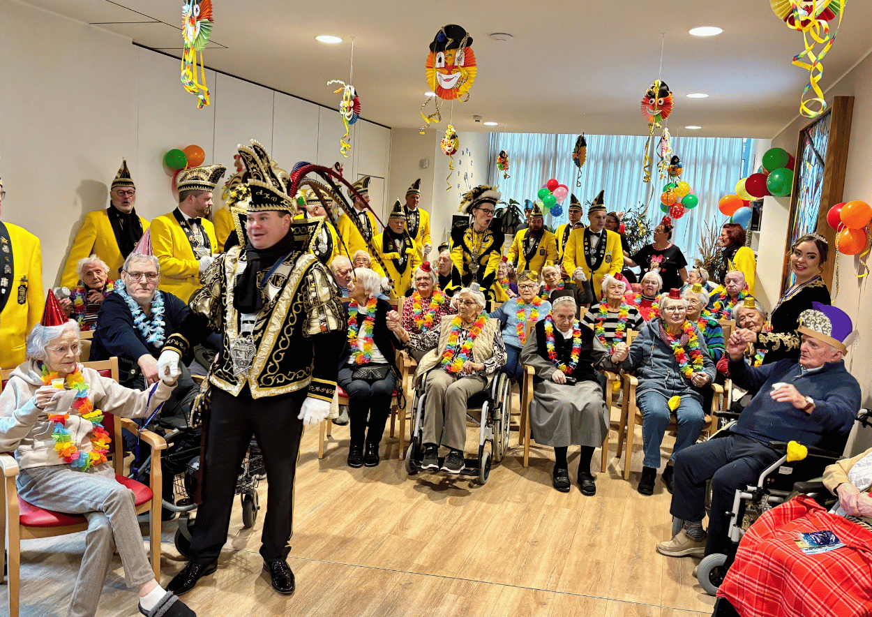 Karnevalsbesuch im Franziskus-Haus