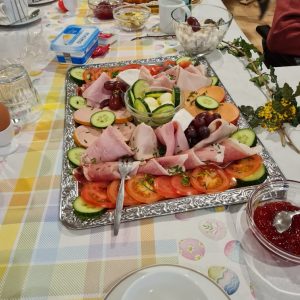 Wurstplatte Frühstück