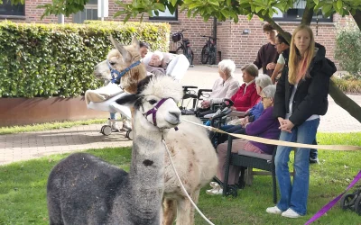 Tierischer Besuch: Gandalf und Sid zu Gast im Regina Pacis
