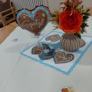 Tischdekoration zum Oktoberfest
